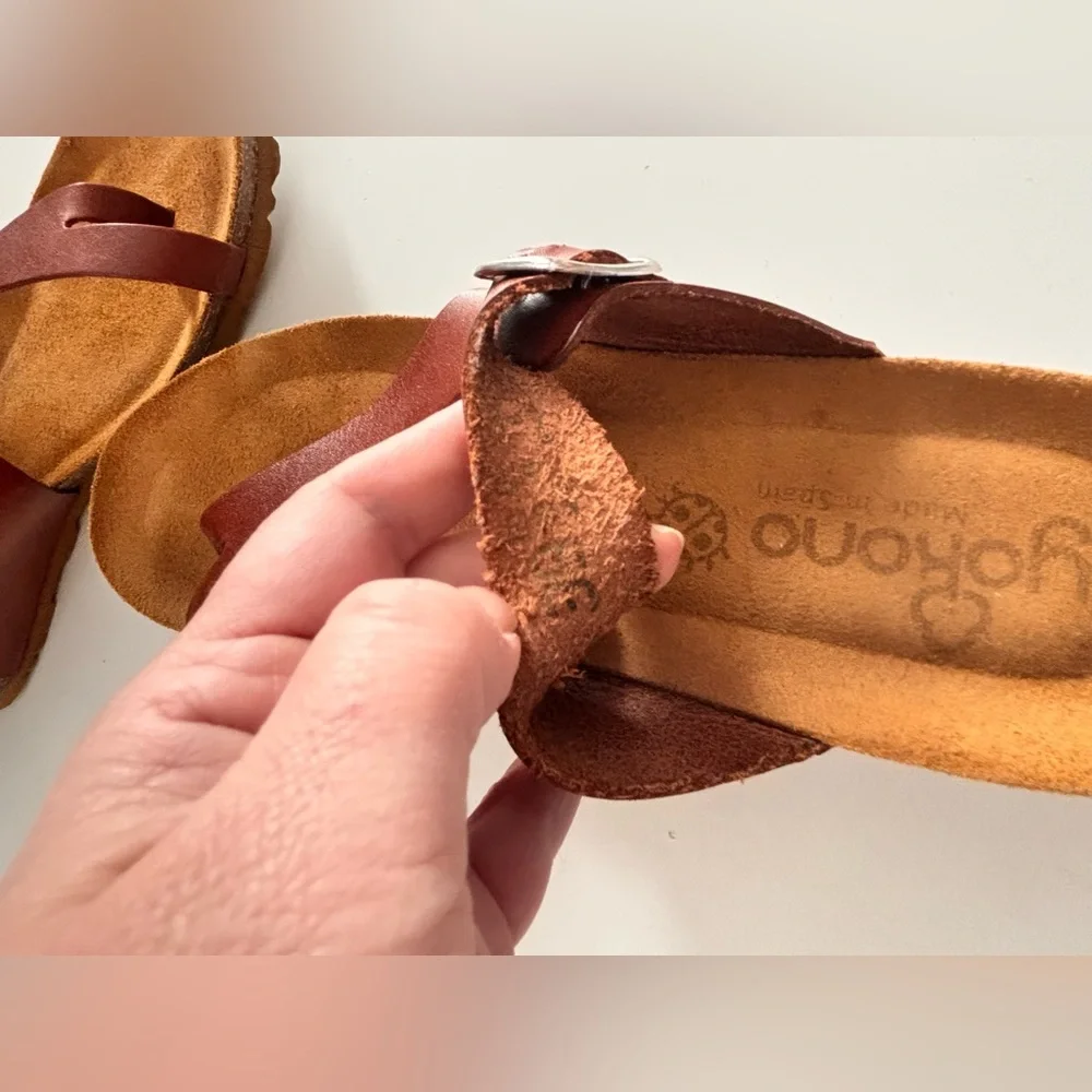 Yokono Made In Spain Leather Sandals - Picture 5 of 5